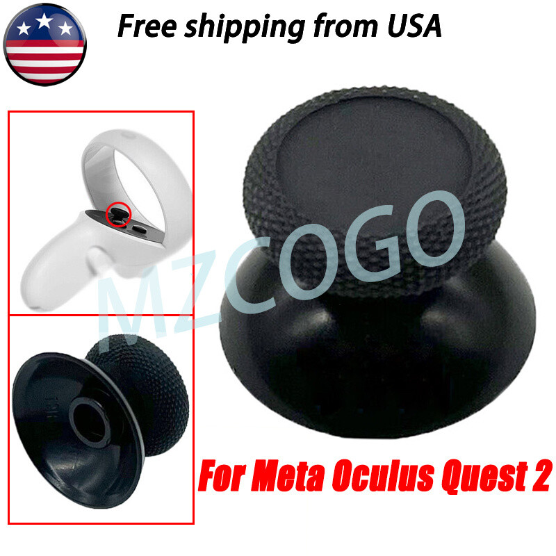1PC Black Joystick Cap Headset Fits For Meta Oculus Quest 2 VR Handle Controller