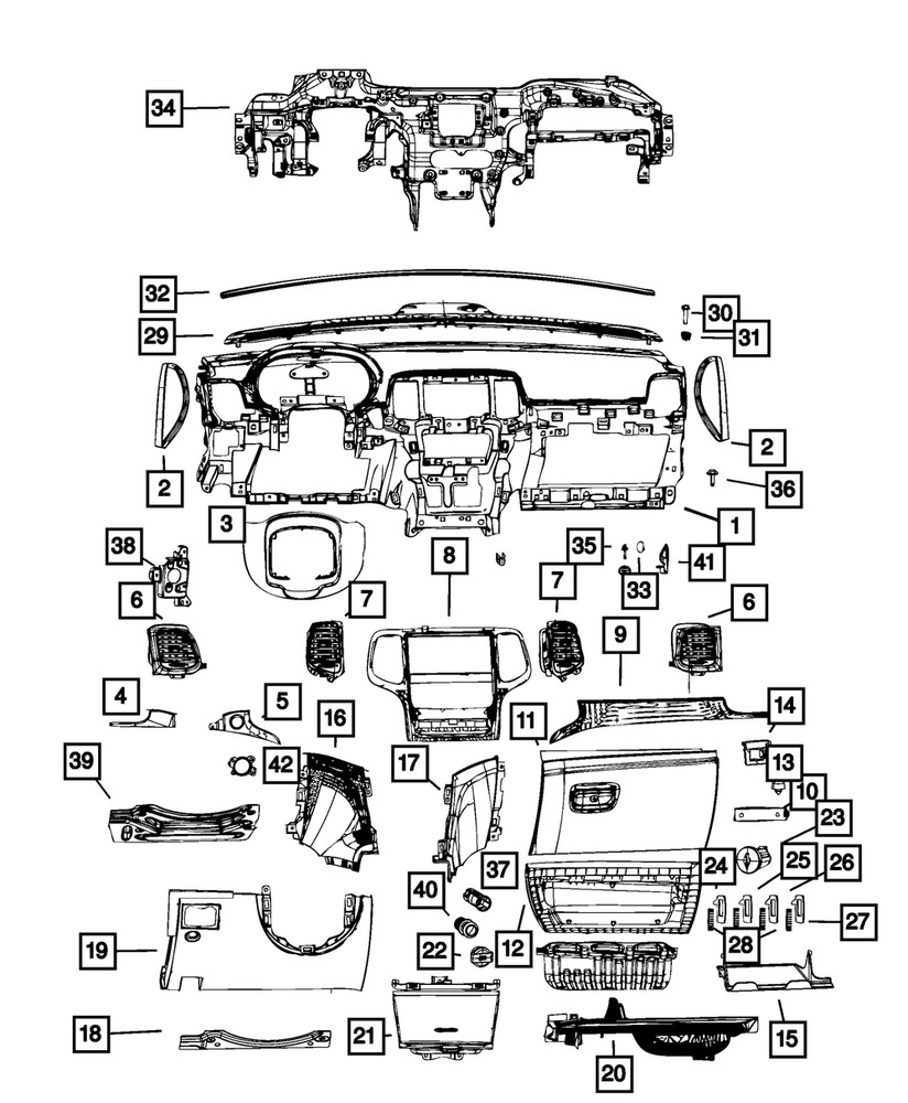 Genuine Mopar Striker Outboard 68364577AA