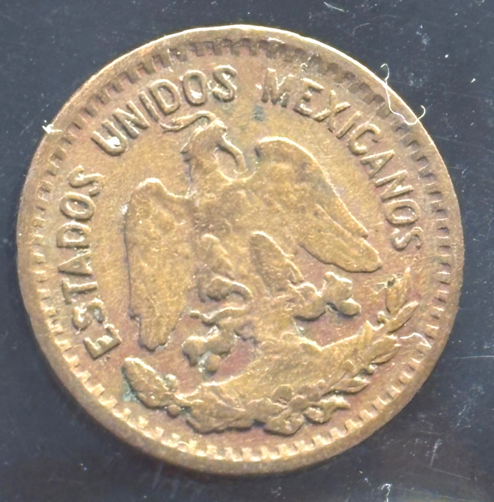 Mexico Un Centavo 1 Cent 1933 Mo