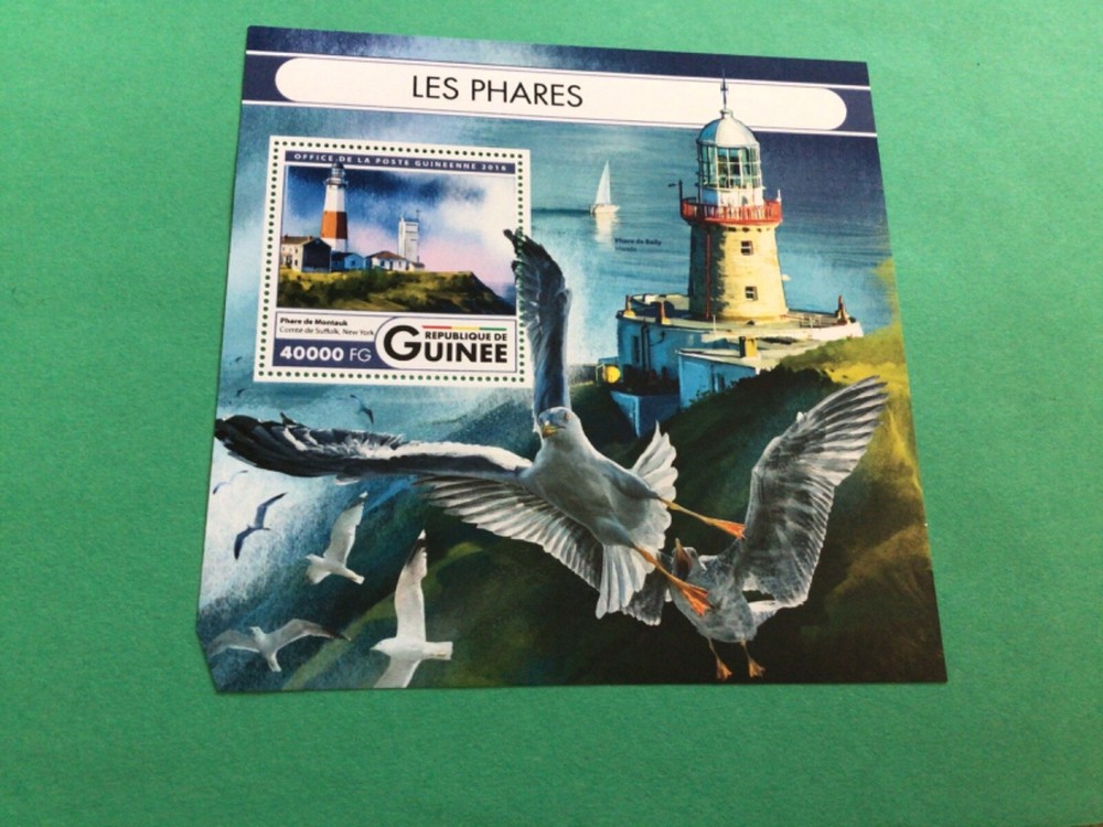 Guinea Lighthouses 2 mint never hinged stamps sheets A16967