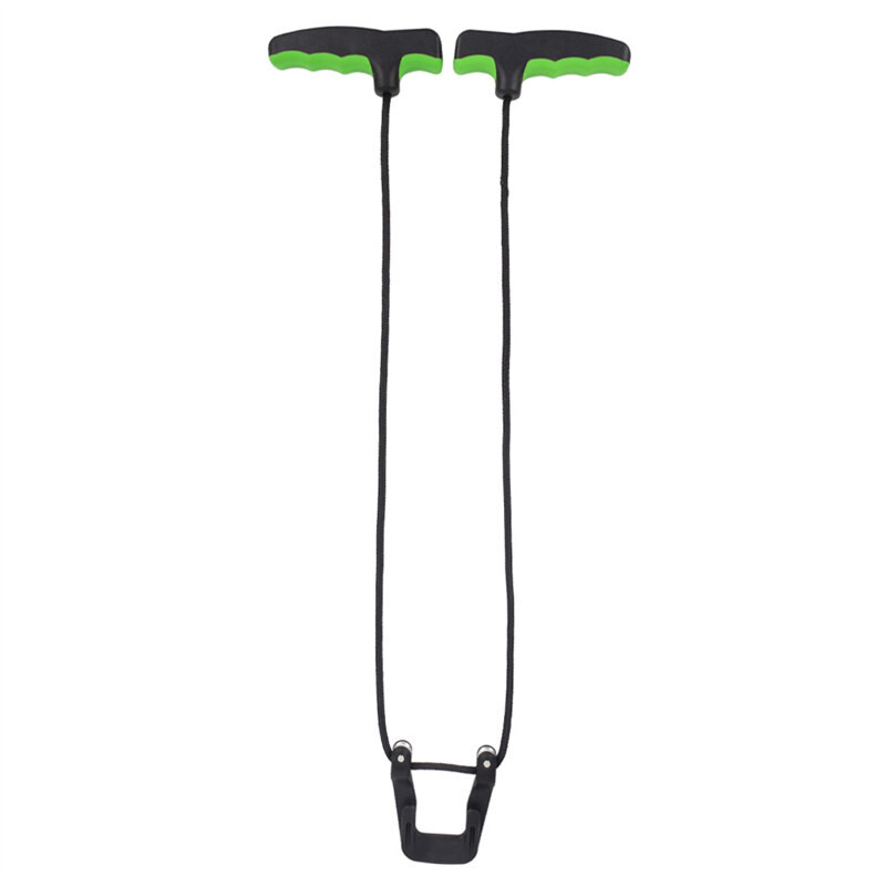 Crossbow Cocking Device Cocker Rope Double Handle String Cocking Tool (GR & BK)