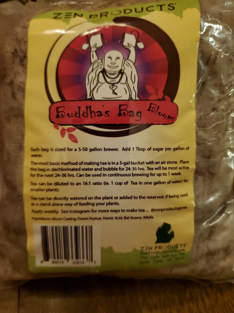 Zen Products Buddha's Bag bloom - Compost Tea