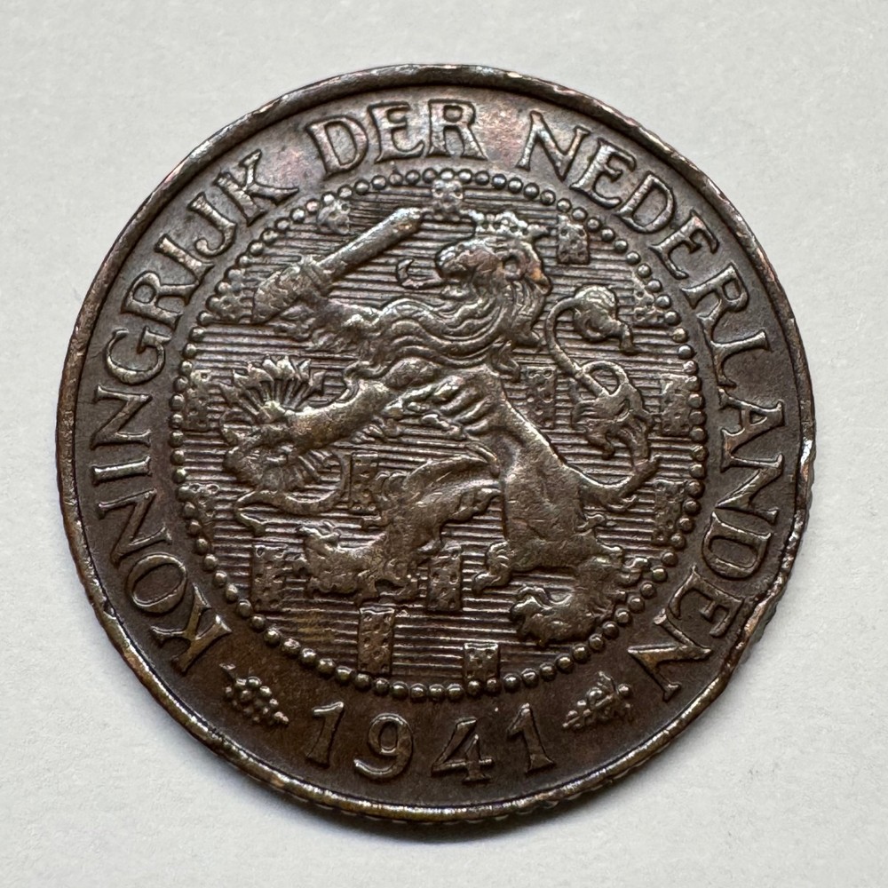 1941 Netherlands 1 Cent - Coin #C-050