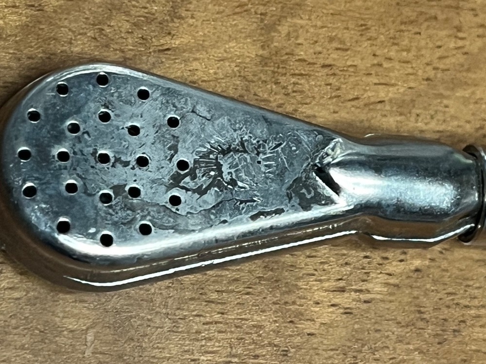 tea strainer straw - possibly from Argentina