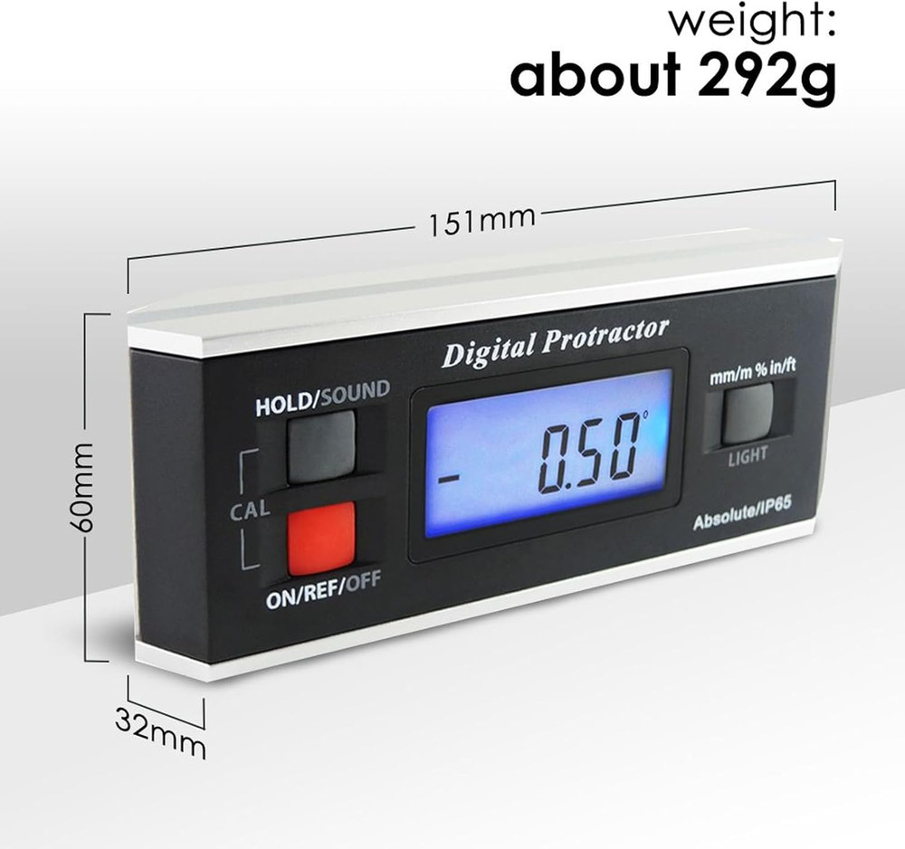 Digital Angle Finder Magnetic Protractor Inclinometer Angle Level Meter Tool Dig