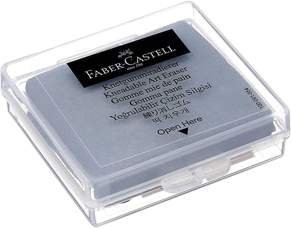 Versatile Kneadable Eraser for Artists - Grey with Convenient Storage Case