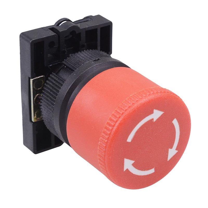 Techna PtecMushT30 30mm Emergency Stop Button Switch Plastic