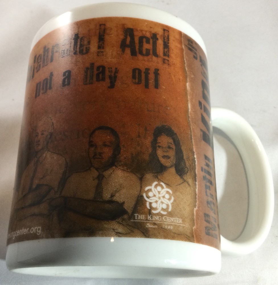 MLK Martin Luther King. Remember! Celebrate! Act! Mug Cup