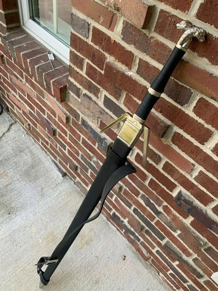 the witcher decorative silver sword