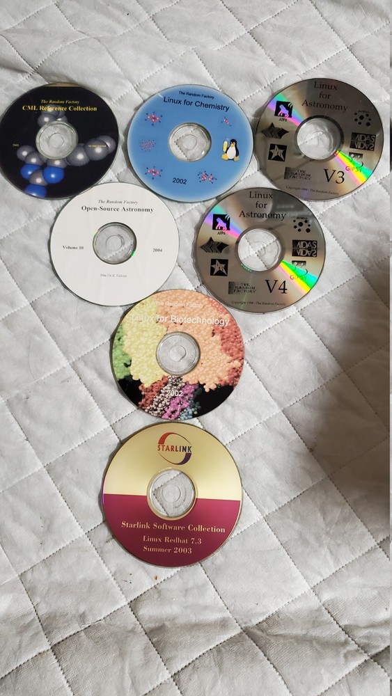 Rare early Scientific applications for Linux set