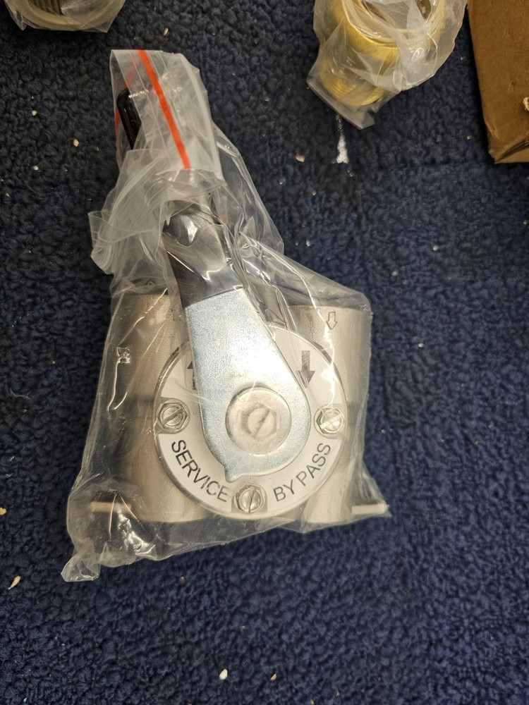 Pro+Aqua 1" Stainless Steel Bypass Valve w/ Brass Adapters Strainer