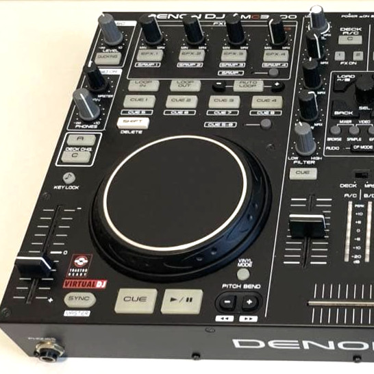 Denon DJ MC3000 USB DJ Controller Tested Working Compact Dual Deck