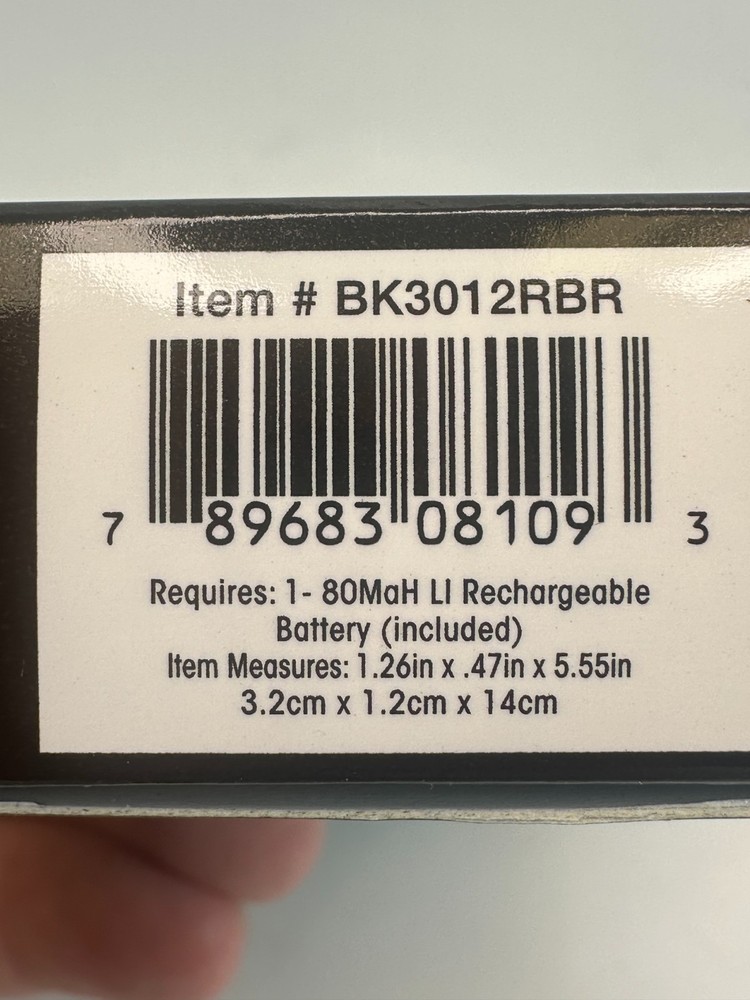 Securebright BK3012RBR Flexible LED Book Light Teal Blue USB Cable - New