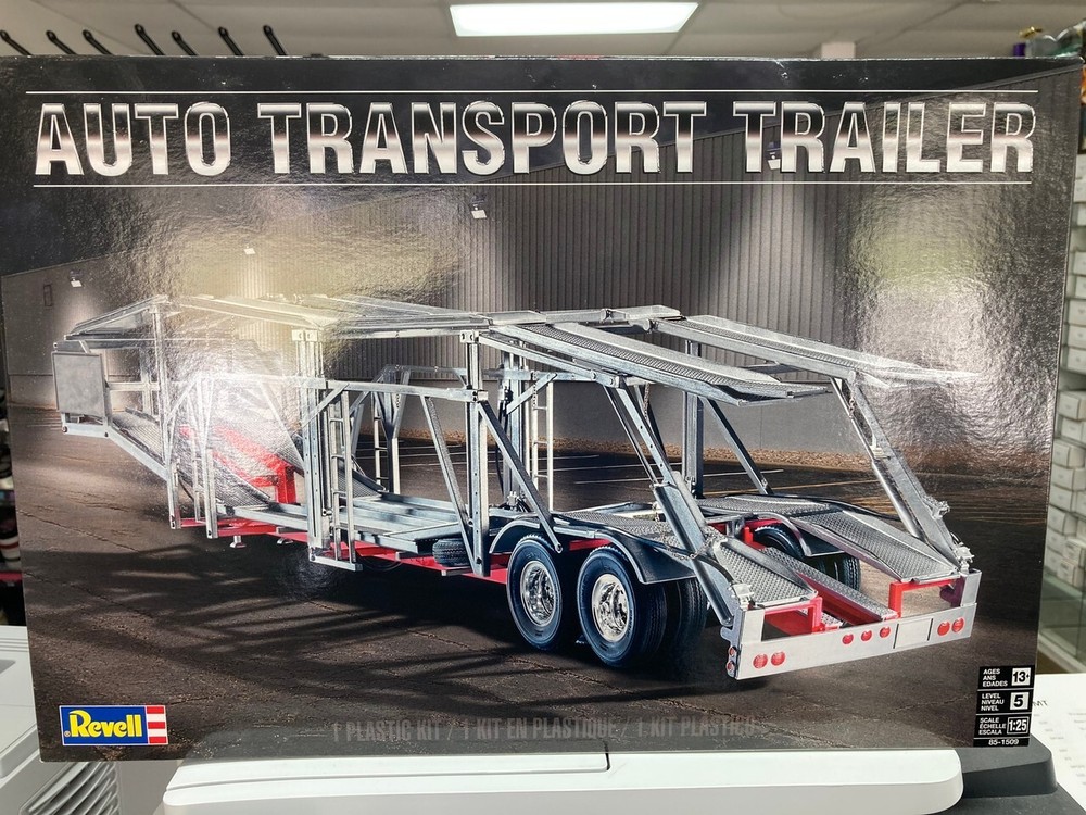 Revell 1509 Auto Transport Trailer model kit