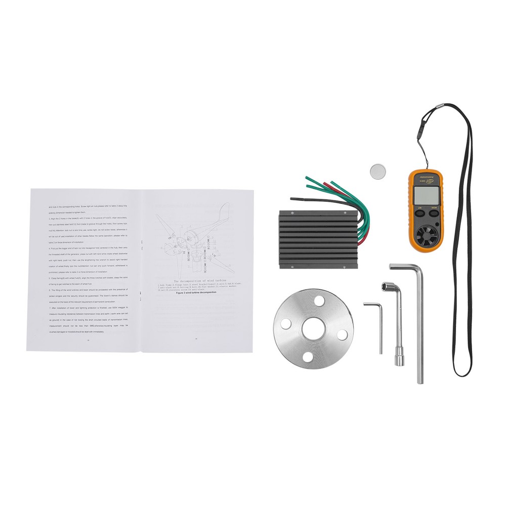 Wind Turbine Generator Kit 600W 12V 8 Blade with Controller Windmill Power
