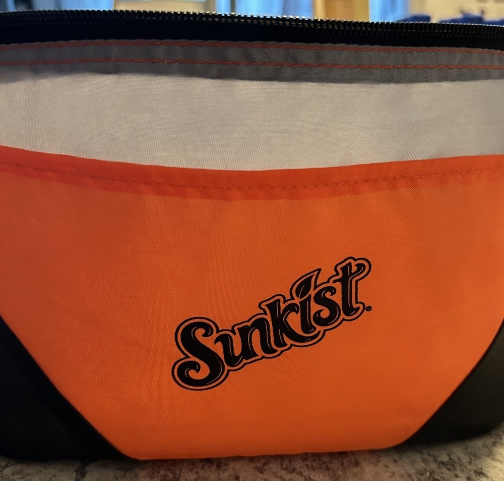 Sunkist Soft Shell Soda Cooler Lunch Bag Pack