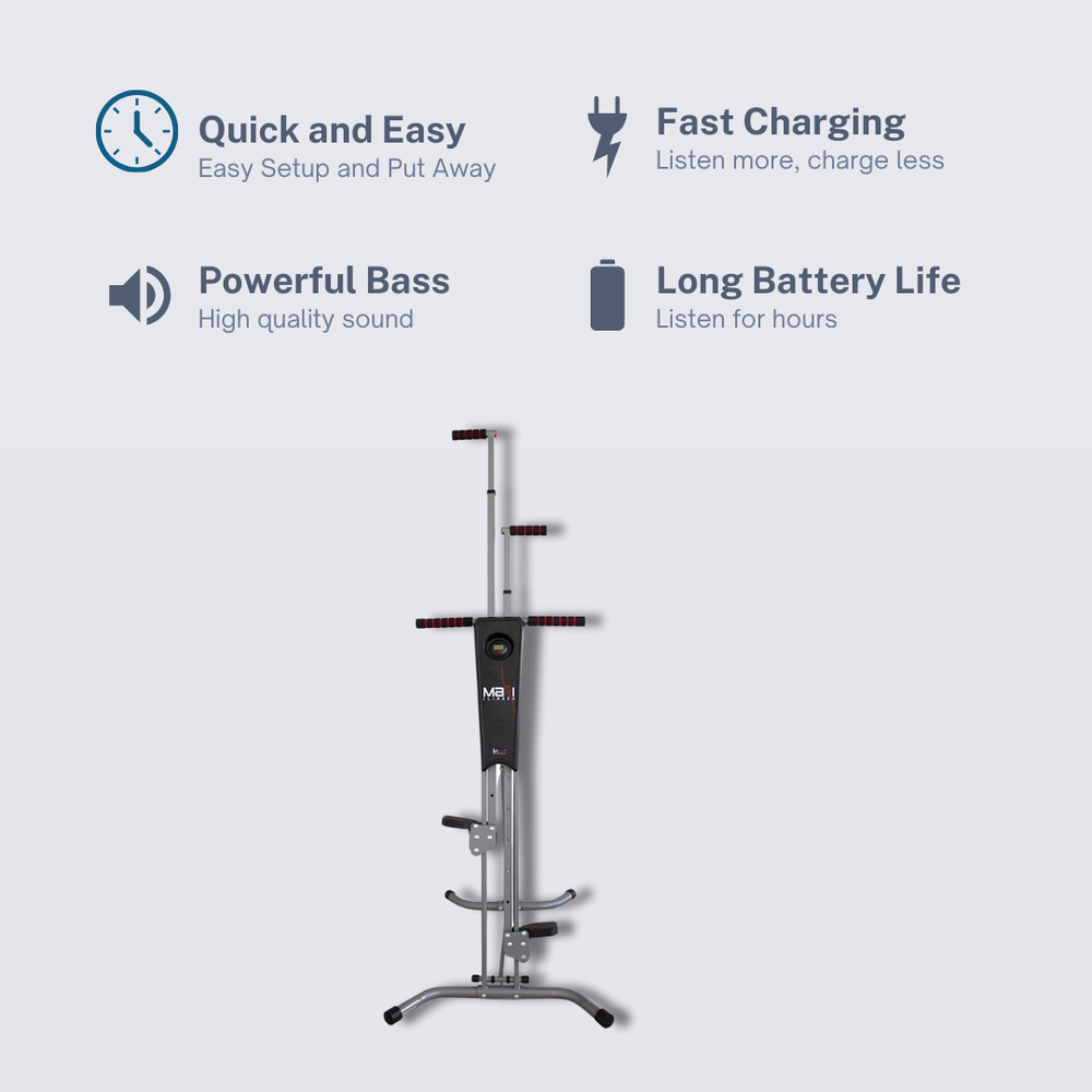 Maxi Climber: Vertical Climbing System with LED Tracking Display, Perfect Diet