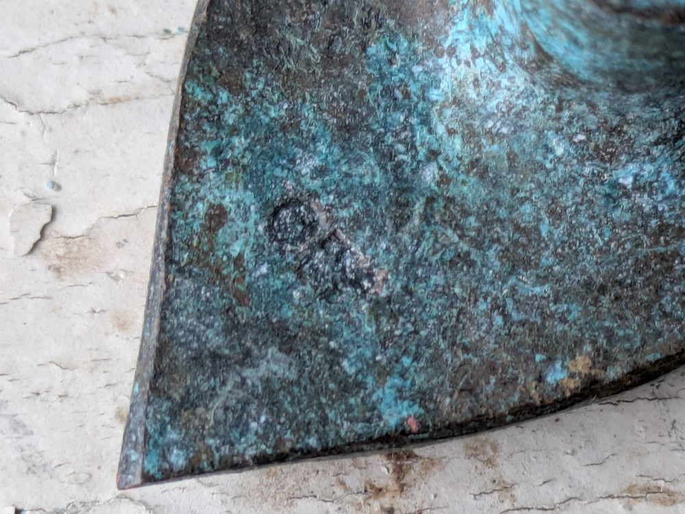 1967 "Antico" Eye by Jerome & Evelyn Ackerman Hand-cast Solid Brass Pull