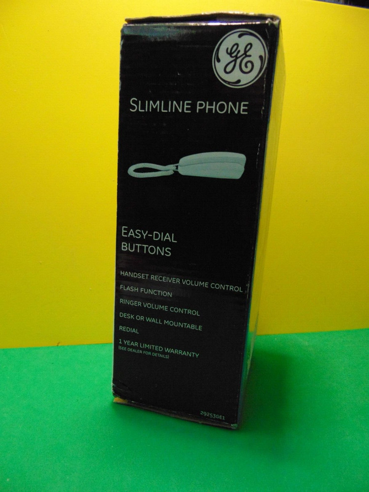 GE Slimline Phone Flash Function Easy-Dial Button 29253GE1 New in Box