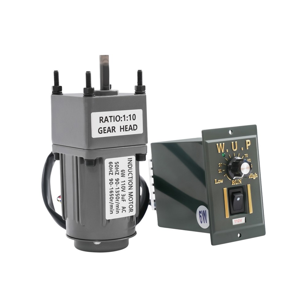 AC Gear Motor Electric+ Variable Speed Reduction Controller 135RPM Torque 1:10!