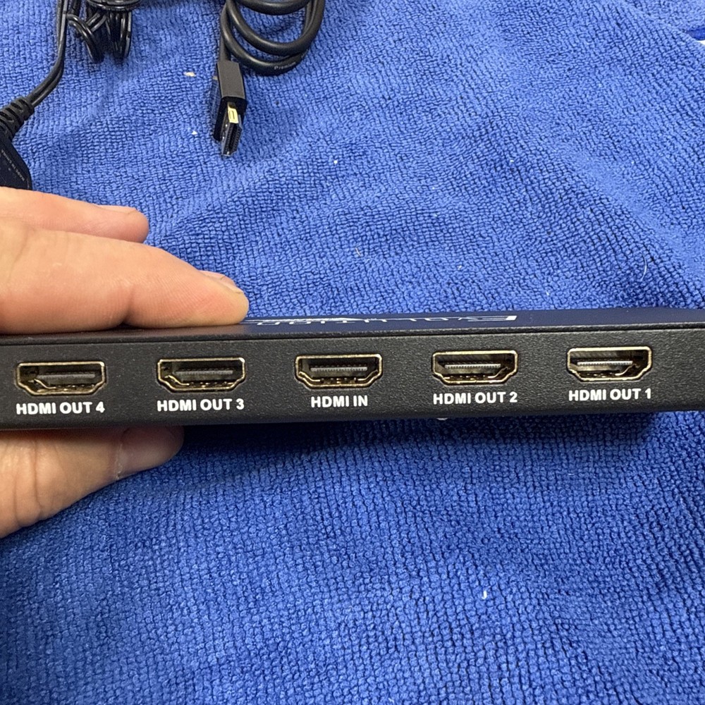 Vanco Evolution EVSP4K14 4K HDMI 1x4 Splitter - FAST FREE SHIPPING!