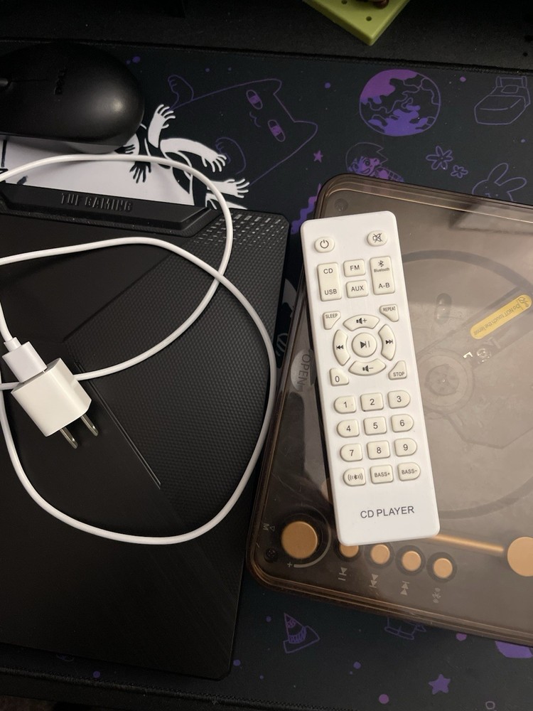 CD Player with Speakers Bluetooth Nostalgic Retro Portable CD Player