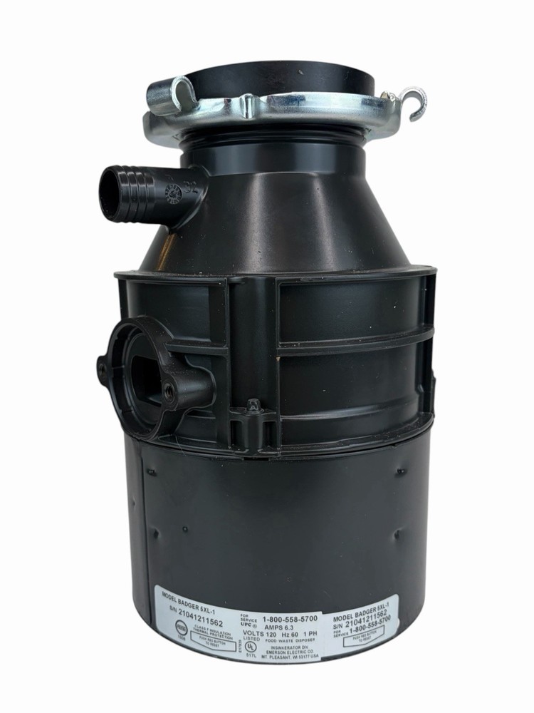 InSinkErator Badger 5XL Garbage Disposal 1/2 HP w/instructions