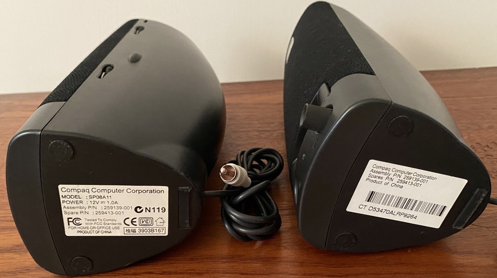 JBL Platinum Series Wired Computer Speakers Model SP08A11 Tested And Working