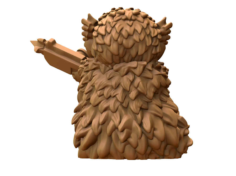 Capsule Chibi - Owlbearman (Grappling Gun)
