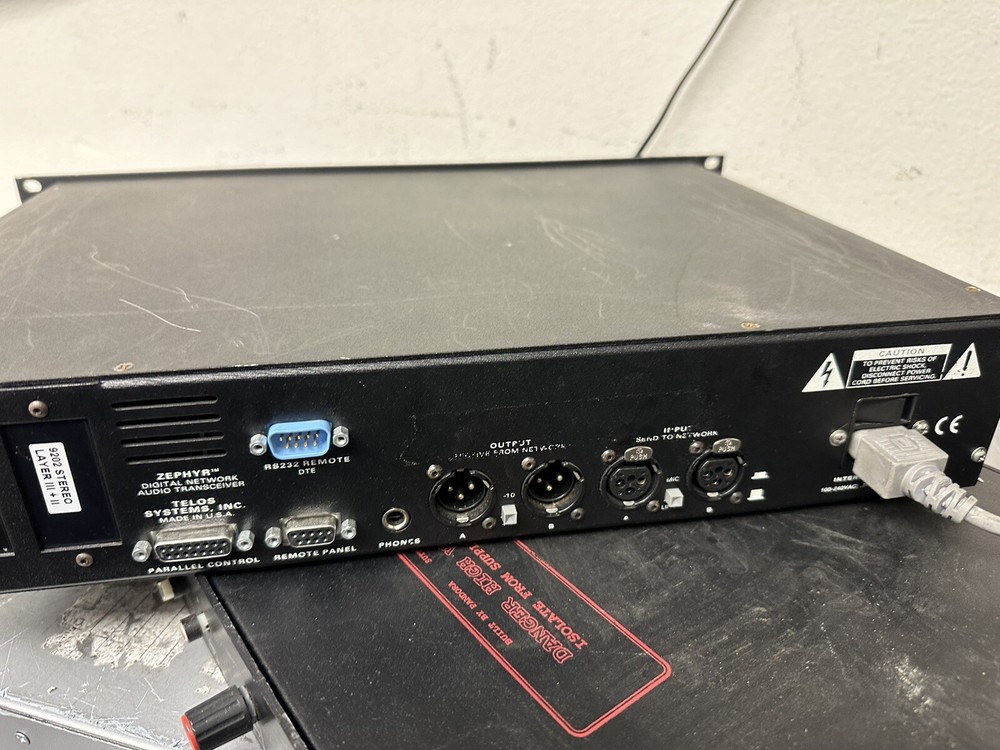 Telos Zephyr Digital Network Audio Transceiver Tested and Working
