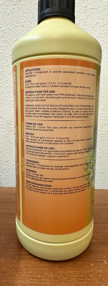House & Garden Bio 1-Component Soil - 1 Liter