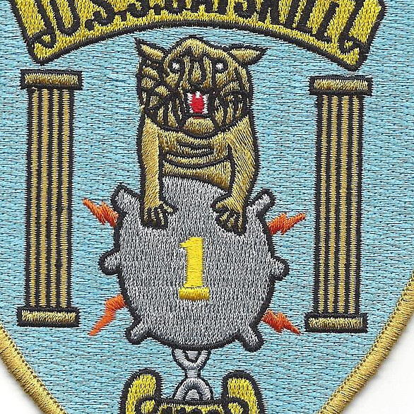 USS Catskill MCS-1 Countermeasures Support Ship Patch