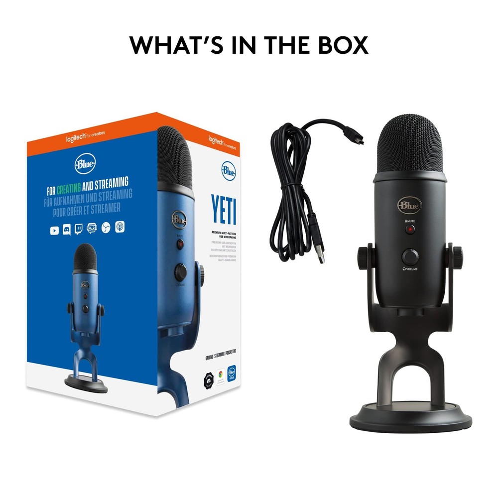 Logitech Yeti Professional USB Microphone Black 988-000100