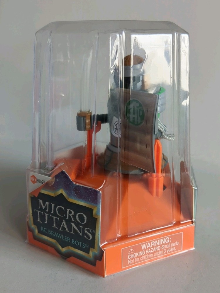 HEX BUG MICRO TITANS RC BRAWLER BOTS. Remote Controlled SAMURAI
