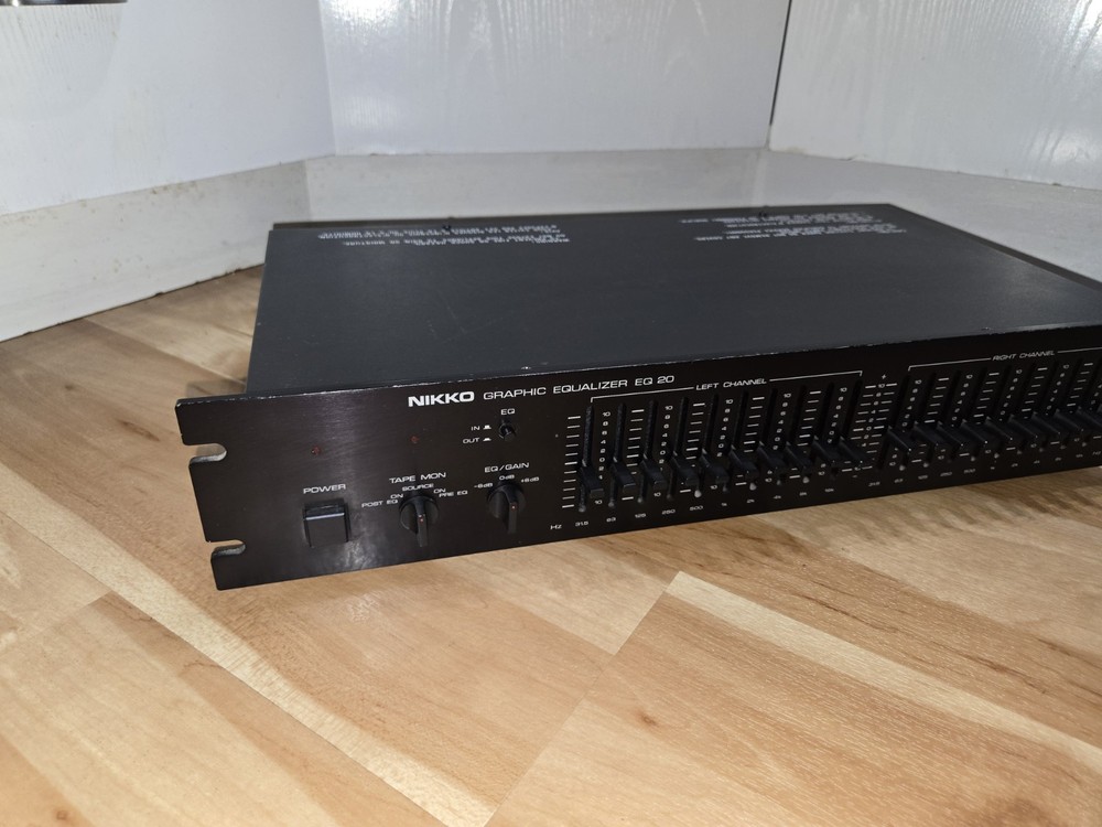 Vintage NIKKO Graphic Equalizer EQ 20 TESTED!
