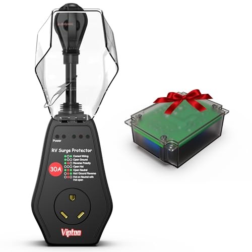 30A RV Surge Protector with Replaceable Module & Extra 30A 10000J+Module