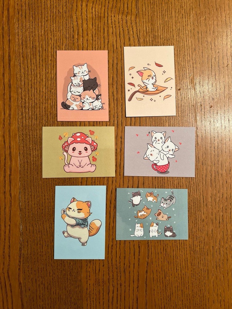 Cute Japanese cat FRIDGE MAGNETS