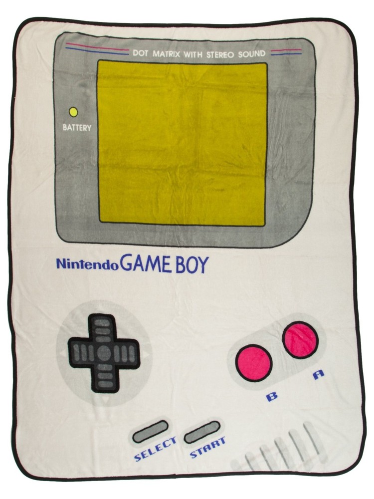 Nintendo Game Boy 48" x 60" Plush Microfleece Throw Blanket