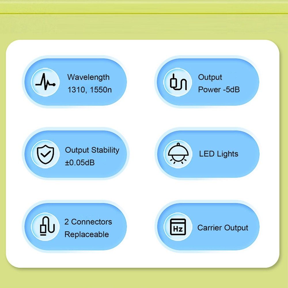 Fiber Optic Stable Light Source Single Mode 1310 1550nm Optical Light Source