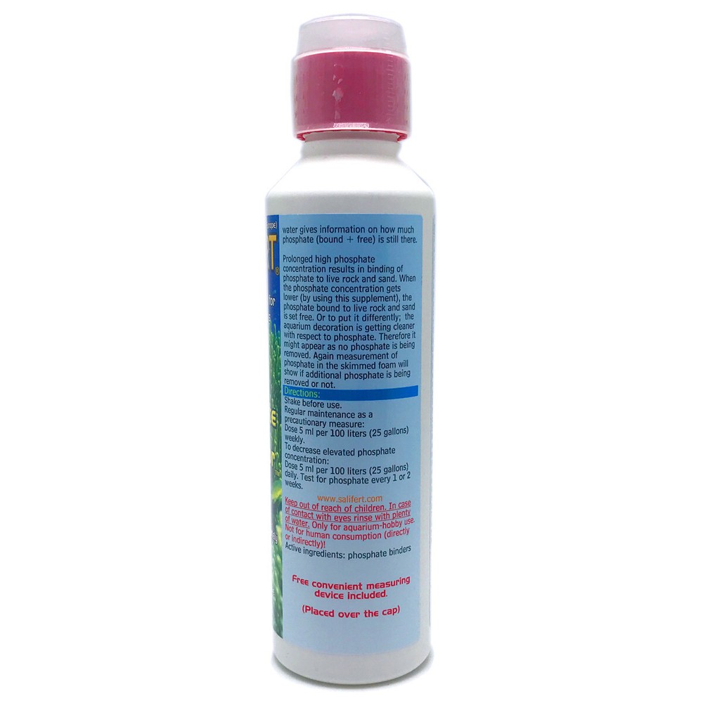 Salifert Phosphate Eliminator 250mL Binds Phosphate Immediately