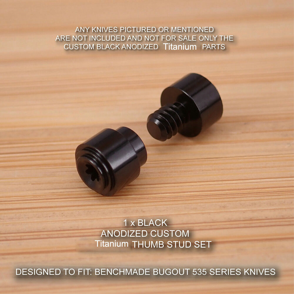 Custom Thumb Stud Titanium For 535 Benchmade Bugout Screws Knives
