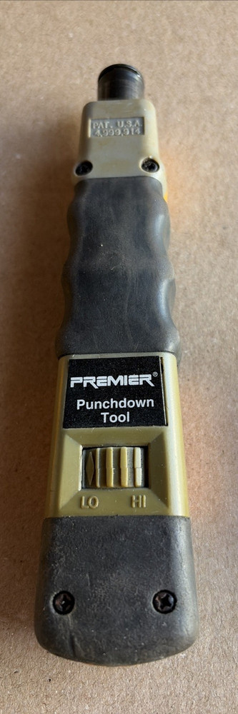 Premier Punch Down Tool with 3 Blades