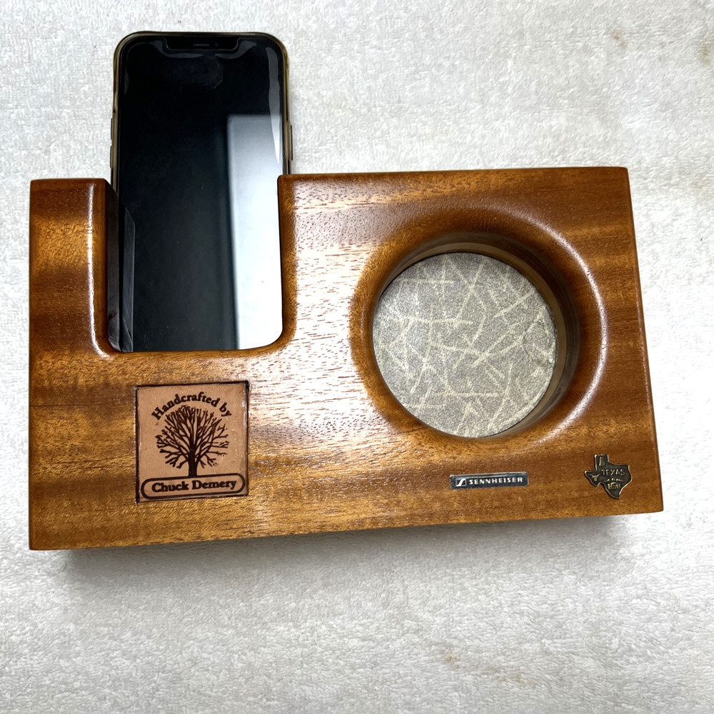 Handmade Iphone Speaker Mahogany wood
