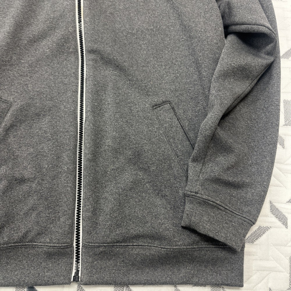 Pebble Beach Full Zip Polyester Jacket Men's Medium Gray Performance
