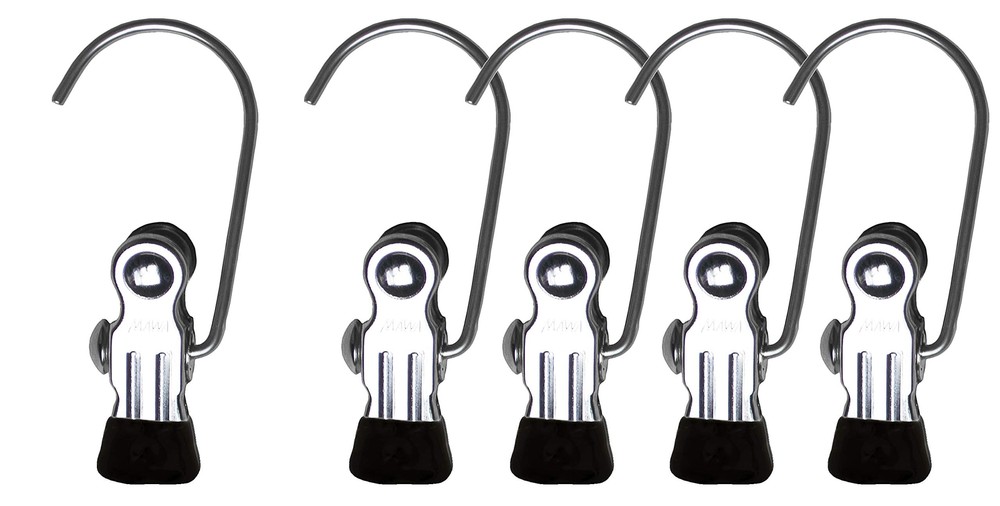 by Reston Lloyd Accessory Portable Non-Slip Semi Round Single Hook Hanging Cl...