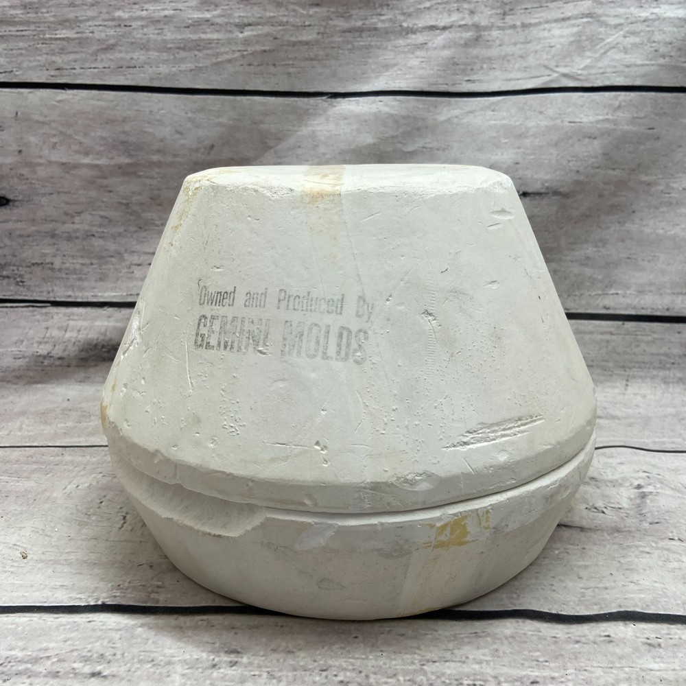 Gemini Ceramic Casting Mold Big Basket Decorative Lid
