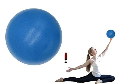 Small Exercise Ball for Between Knees, 6 inch Pilates with 6 inch, blue