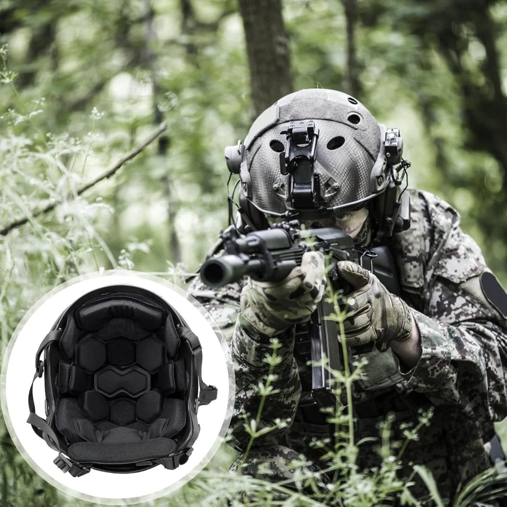 Tactical Airsoft Helmet Pads Internal Memory Foam Foam Protective Cushion Buffer