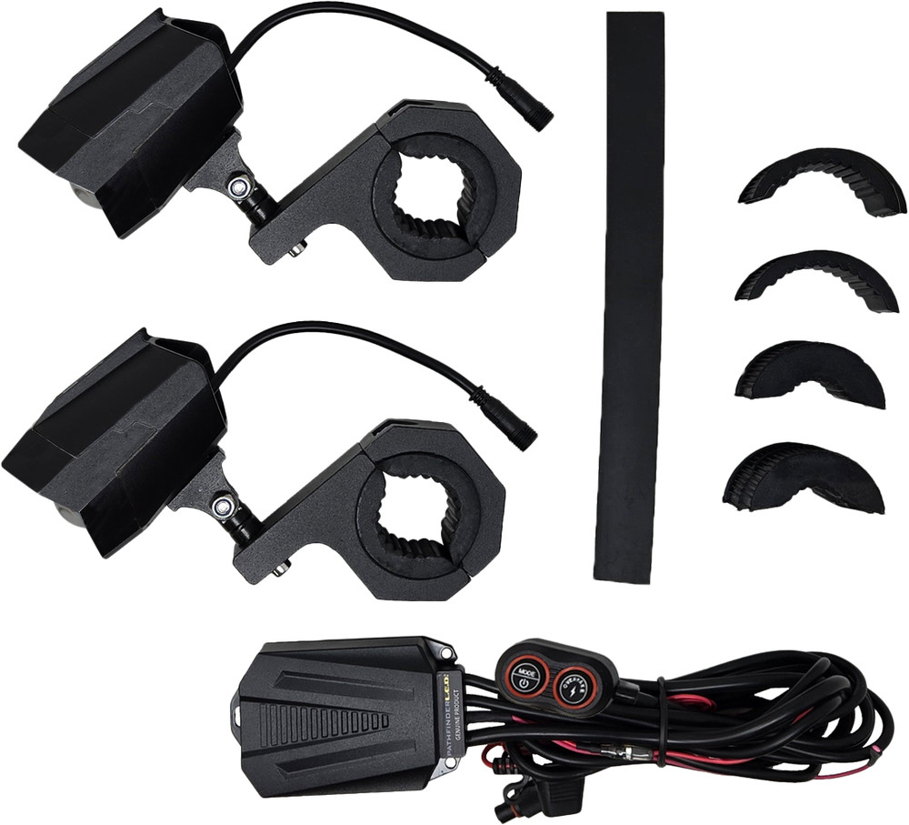 PATHFINDER PL80LRB Dual Switchback LED Lights for Motorcycles, UTVs, ATVs