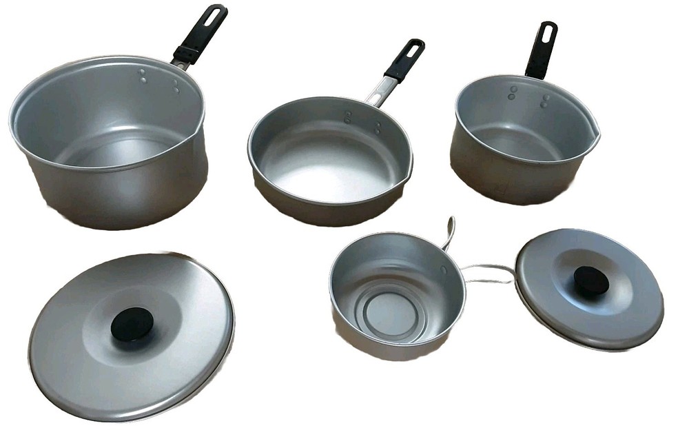 Camping Mess Kit-6 Piece Aluminum